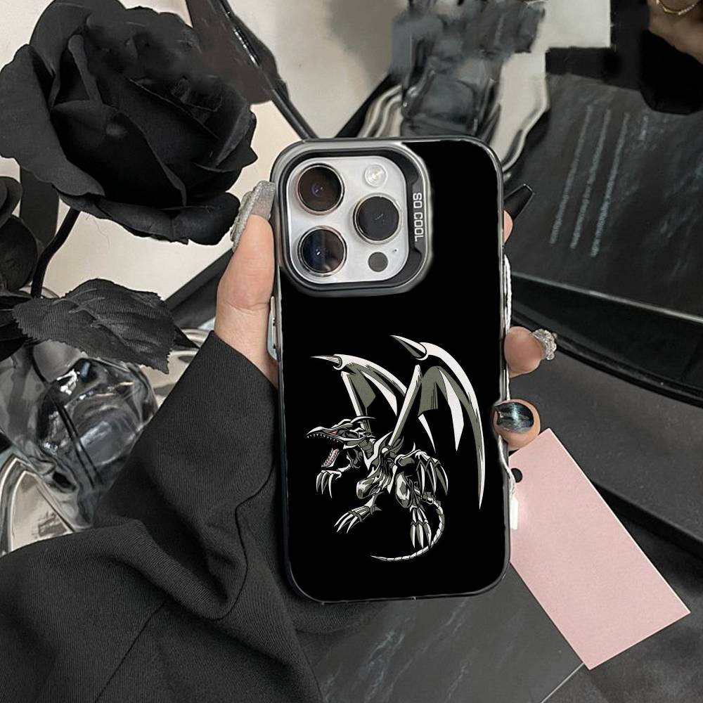 Blue-Eyes White Dragon Phone Case For iPhone 17,16,15,14,13,12,Pro MAX Black Matte Shockproof Cover