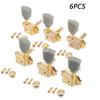 Deluxe Tuning Pegs for Gibson Les Paul 3L 3R Set Silver and Gold Options