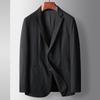 Весна и осень Легкий роскошный деловой однотонный пиджак в западном стиле для среднего и молодого возраста, однотонный однобортный модный пиджак
