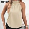 Women's Fashion Casual Summer Solid Color Print Sleeveless  Blouses & Shirts