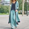 3 Pcs/Set Fall Outfit Set Stylish Spaghetti Strap Cardigan for Home Wear Lady Fall Outfit Autumn Vest Coat Pants Set
