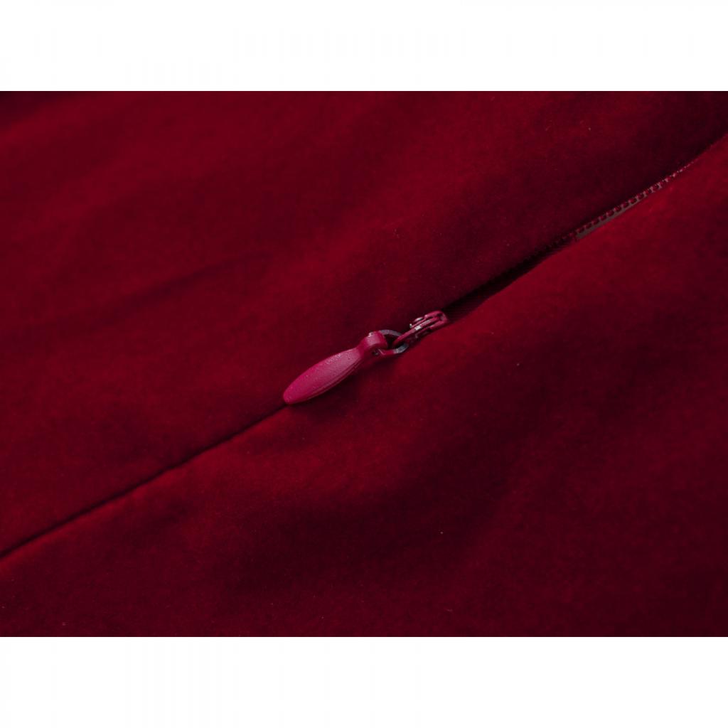 Платье без рукавов из бархата для девочек 2024 года, осеннее детское красное платье принцессы А-силуэта в корейском стиле