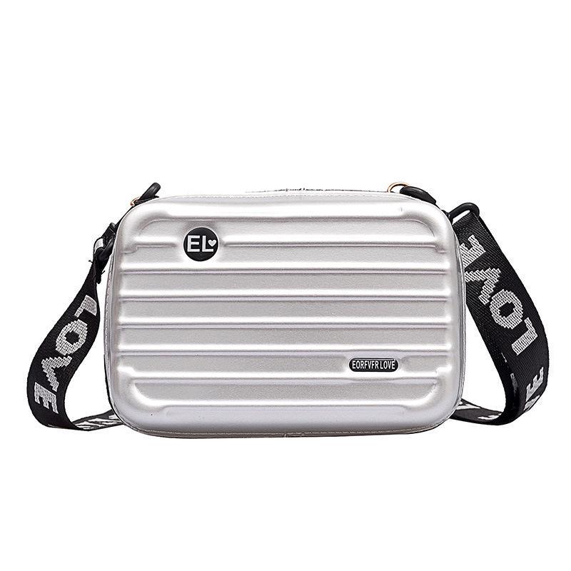 Новая мода в твердом корпусе, мини-чемодан в форме плеча, сумки через плечо, дорожная портативная маленькая косметичка, сумка для мобильного телефона, сумка на молнии, клатч