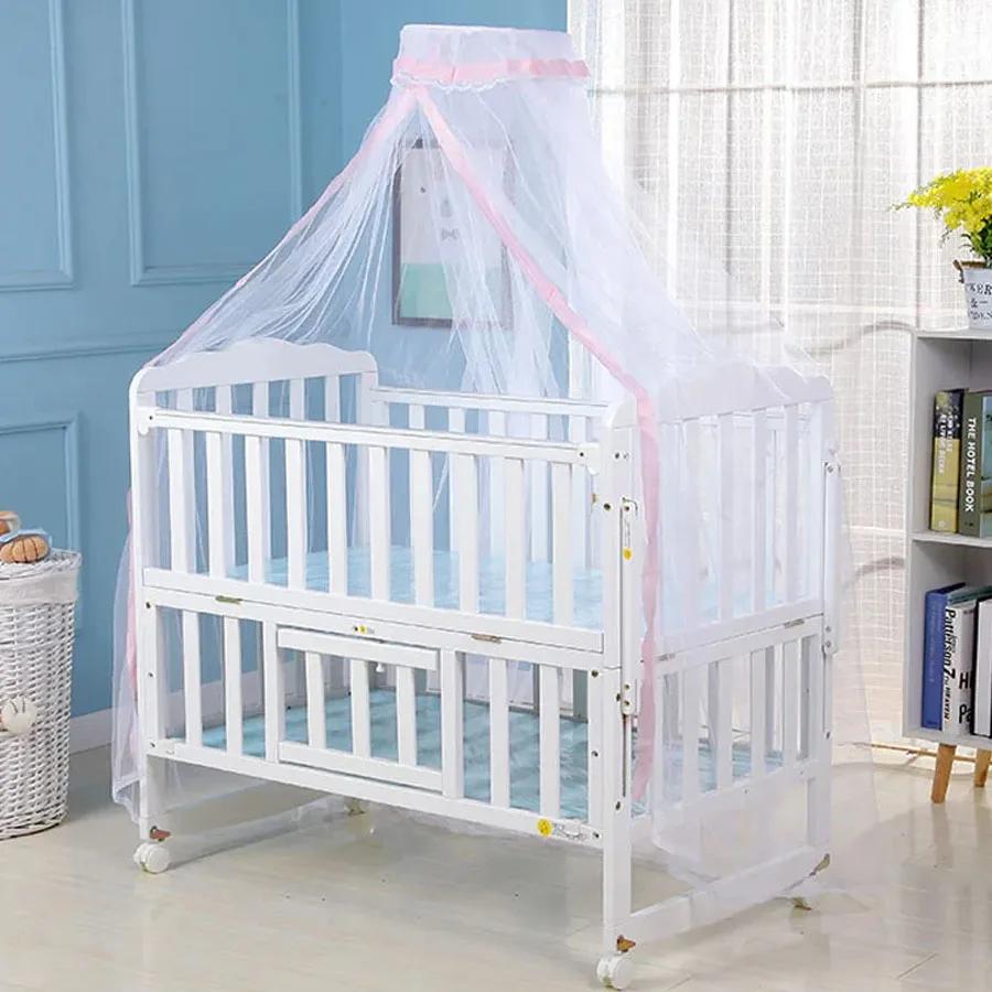 Summer Crib Mosquito Net Baby Mesh Hung Dome Mosquito Net Anti-mosquito Universal Newborn Infants Bed Net Decoration 160*450cm