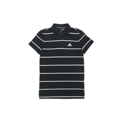 Рубашка поло Yarn Dye Striped с коротким рукавом, мужская, черная FT2836