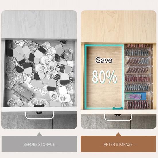 Коробка для хранения контактных линз Прозрачный дизайн 12 отделений Большая вместимость Пылезащитный органайзер для контактных линз Портативный футляр