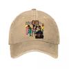 Miles Davis On The Corner Bold Album Art Graphic Design Baseball Cap Unisex Women Distressed Washed Sun Cap Outdoor Workouts Hat