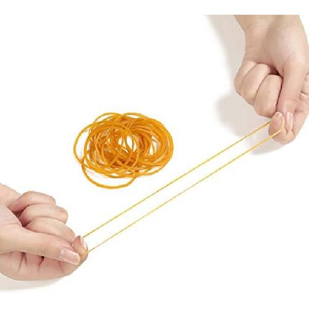 AMUU Rubber Bands Small 650 pcs size16 Rubber Bands 38mm #16 Rubber Band for Office Supplies School Home Elastic Band