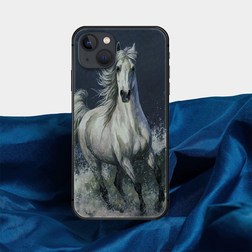 Чехол для телефона с лошадью и пони для iPhone Samsung Galaxy Redmi Xiaomi Oppo OnePlus Note SA 7 8 9 10 11 12 13 14 20 21 22 23 53 54 Pro Max Plus Ultra TPU Soft