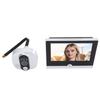 4,3-дюймовая дверная камера 1080P WIFI для входной двери, широкоугольная 150 градусов, с обнаружением движения, глазок-монитор