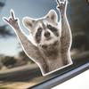 Swinging Raccoon Stickers, Fun Raccoon Cute Car Stickers, Durable for Laptop, Car,  More - Perfect for Teens, Adults, Creative Decor & Gifting