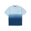 Bape Ape Head Поло с одним принтом, градиент, свободный крой 0ZXPOM112001K