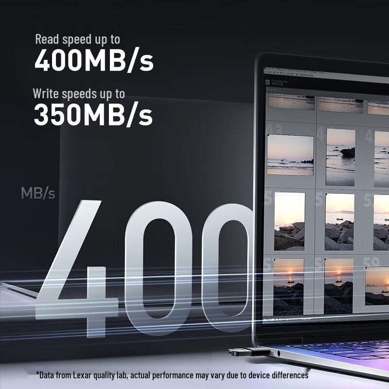 Lexar F35 Pro Флеш-накопитель USB 3.2 с шифрованием по отпечатку пальца