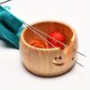 Wooden Yarn Bowl Crochet Organizer Storage Holder Non Slip Eco-friendly New Handmade DIY for Knitting Crochet Skeins
