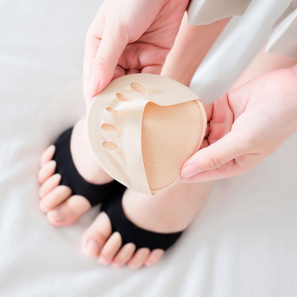 Подушечки для передней части стопы с пятью пальцами для мужчин и женщин, защитные полустельки, вставки для ухода за ногами на высоком каблуке, мозоли