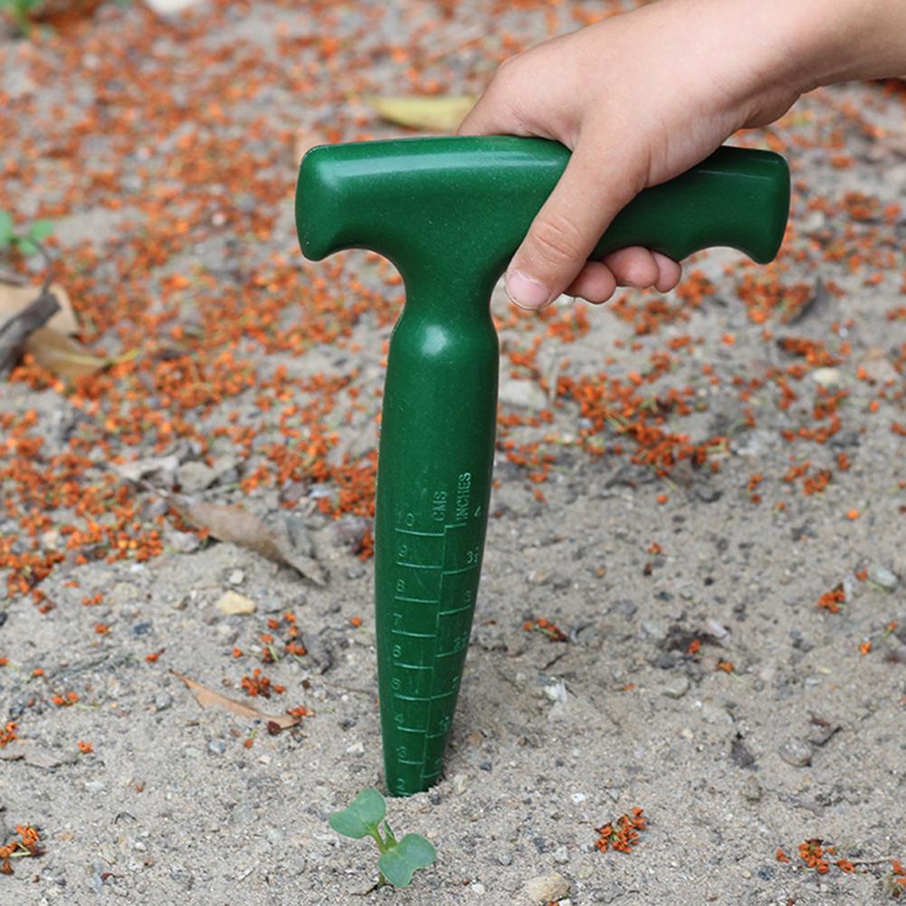 Plastic Hole Puncher, Long Handle Hole Digging Seedling Planter, Plant Seed Drilling Seedling Planter Accessories