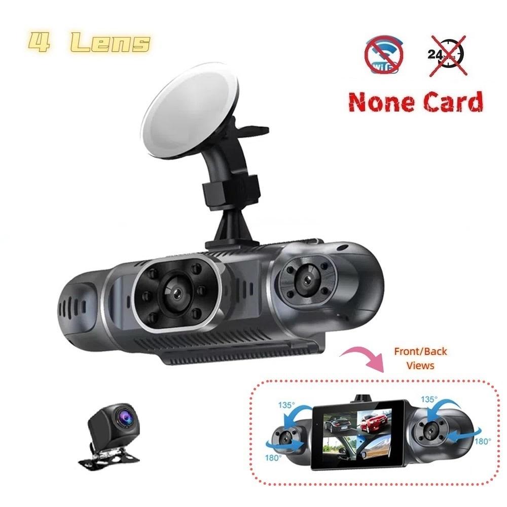 Автомобильный видеорегистратор 1080P 3/4 объектив Видеорегистратор WIFI Ночное видение Передняя левая правая камера заднего вида Автомобильный аксессуар Видеорегистратор