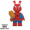 Совместимые минифигурки Marvel Майлз Моралес Гвен Стейси Человек-паук Нуар Строительные блоки Игрушки WM6052