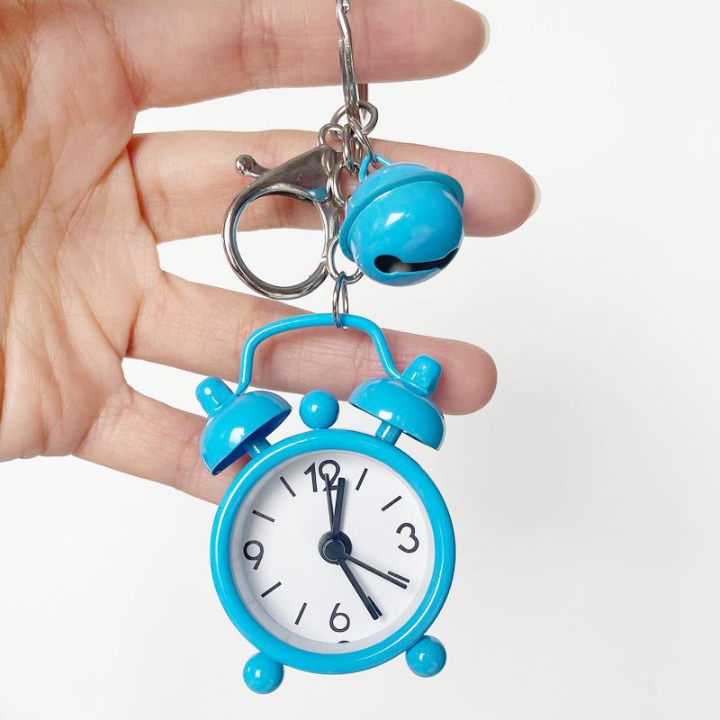Миниатюрный металлический брелок-будильник для автомобиля - идеально подходит для детей, студентов, сумок и подарков!