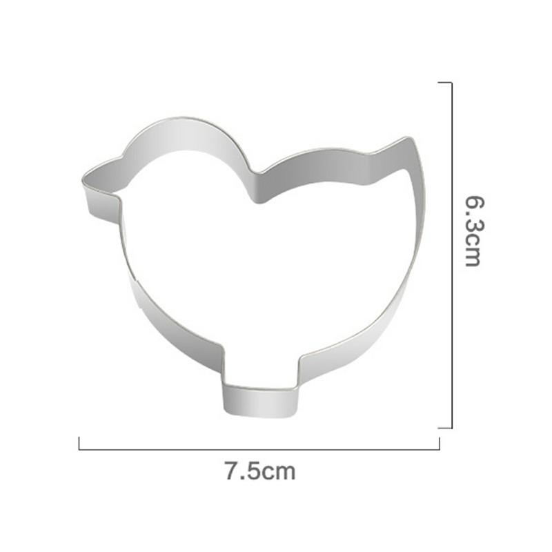 4 шт. 3D кролик куриные яйца Нержавеющая сталь форма для печенья Пасхальный торт украшения Кухня DIY инструменты для выпечки