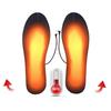Cuttable Electric Heated Insoles Unisex Feet Warmer Pad Adjustable Temperature Multifunctional for Winter Fishing Hiking Camping