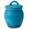 Круглая банка Rikizo Jyobi Размер M Бирюзовый Синий Диаметр 8 x Высота 11 см Емкость 240 мл Сделано в Японии R-922736