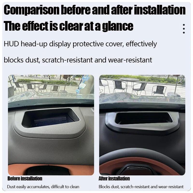 For Smart 1 Accessories Jingling #1 2024 2025 HUD Head Up Display Protective Cover Reflective Projection Screen Parts