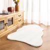 Ashler Rabbit Fur Soft To the 20mm Suitable for Air Conditioning and Floor 60 X White Rug, Carpet, Non-Slip, Touch, Thick, Fluffy, Antibacterial,