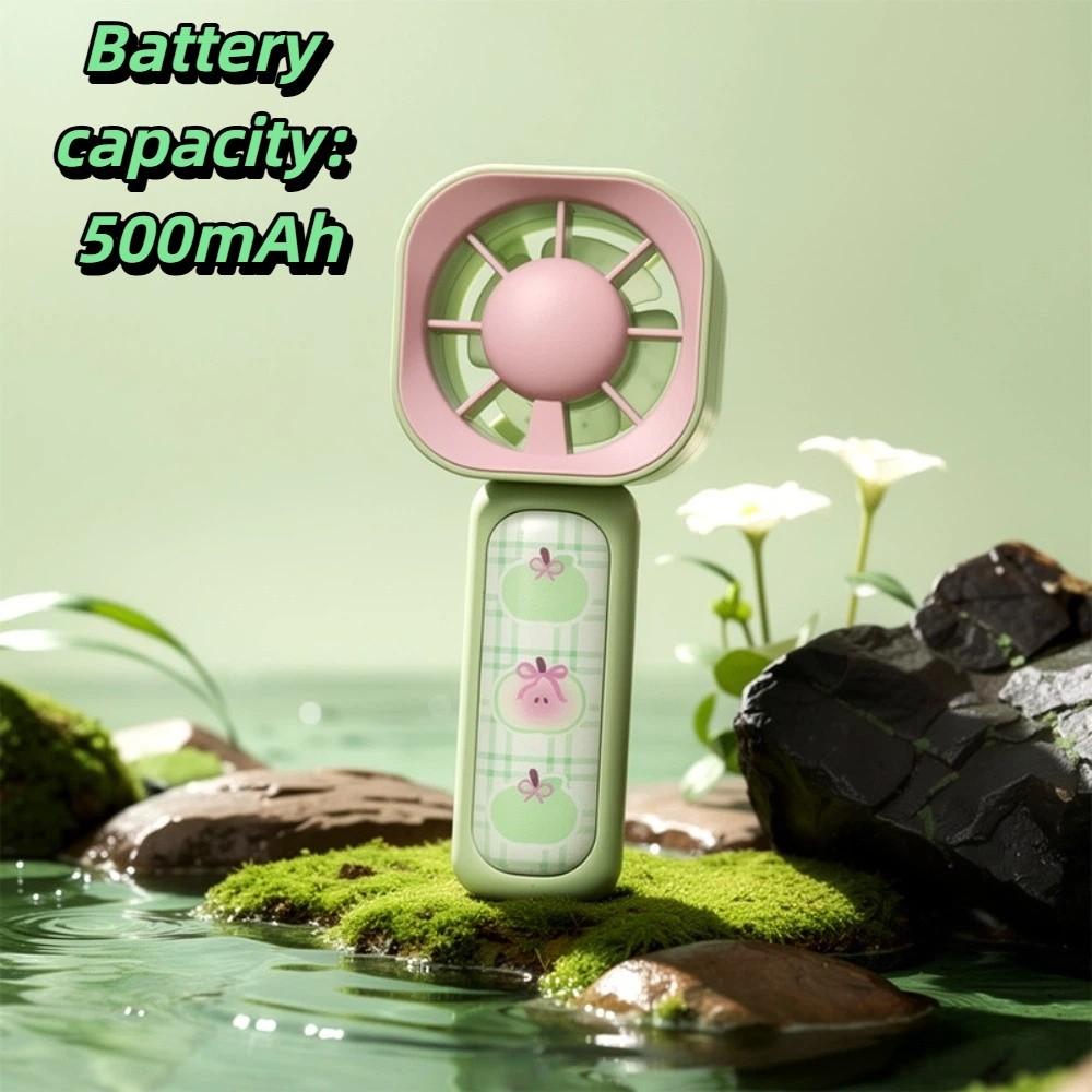 Quiet Operation Handheld Mini Fan Lightweight Design USB Rechargeable Fan Desktop Use