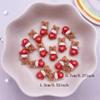 50pcs Resin Mini Colorful Christmas Snowman Tree Snowflower Deer Flat Back Figurines Nail Art DIY Scrapbooks  Accessories