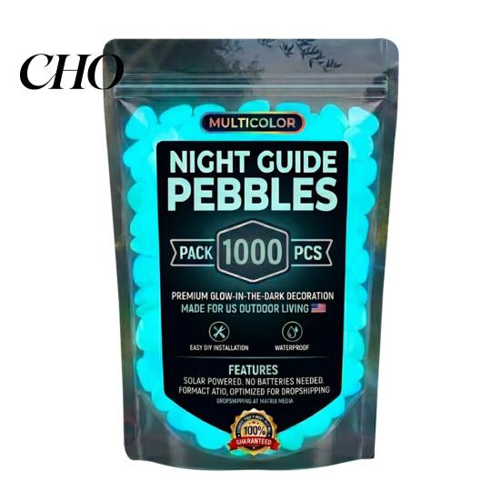 Aquarium Decoration Glowing Rocks Resin Glow-in-the-Dark Pebbles, Night Guide Luminous Stones, Decorative Fish Tank Rocks, Glow in The Dark