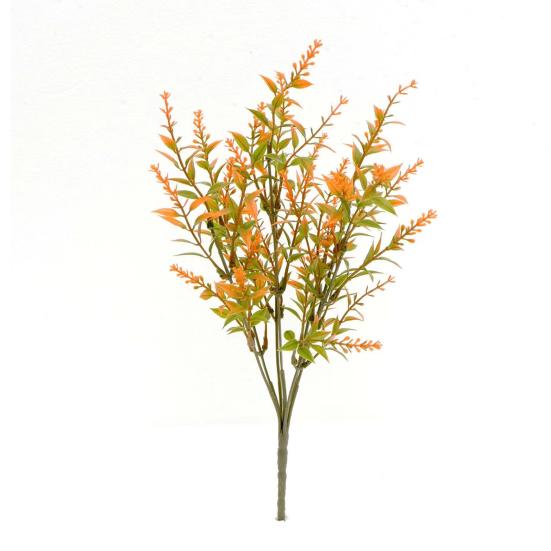 6 Pcs Artificial Fall Flowers UV Resistant Faux Plants Outdoor Decoration Realistic Fake Flower Bundles for Thanksgiving Porch Window Box Planter