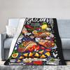 Fast Food Mexican Nachos Burritos Tacos Blanket Cover Snack Throw Blankets Bedroom Sofa Quilt Soft Warm Bedspread Multi-function