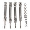4PCS RC Car Front Rear Drive Shaft Set Alloy Metal RC Drive Shaft Parts for Slash 1/10 Upgrade Parts