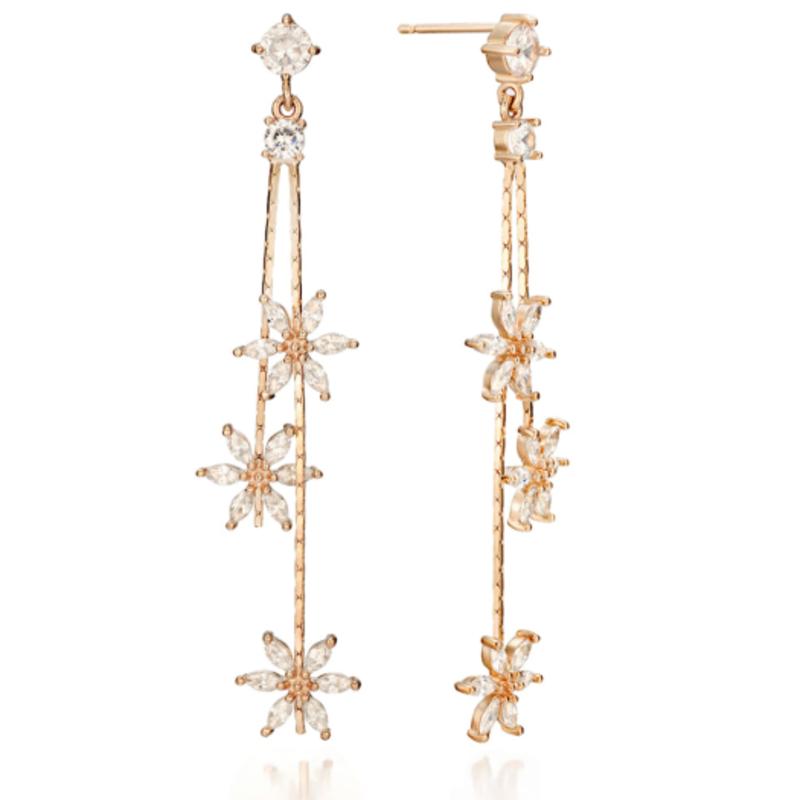 ELLE Jewelry 14K Blossom Earrings (gold pin) ELGPEE306
