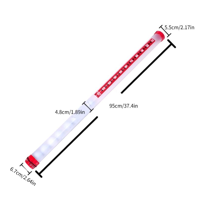 Golf Ball Retrievers Plastic Tube Professional Pickers Clear Golf Ball Pickers  Tube Golf Ball Pickup Tool Durable