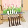 Art Spatula Soft Paint Spatula Oil Painting Spatula Wooden Handle Palette Knife Set Gouache Painting Spatula