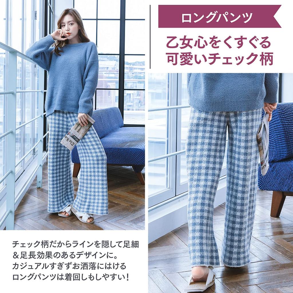 Пижамный комплект Luanna Jena Женский 2 предмета (Синий, QW5036)