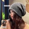 Осенние и зимние шапки, женский большой обхват головы подчеркивает лицо, шапки-бини, цыганские шерстяные вязаные шапки, теплые шапки-балаклавы