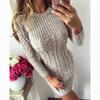 2025 Autumn/Winter Women's Cable Knit Dress