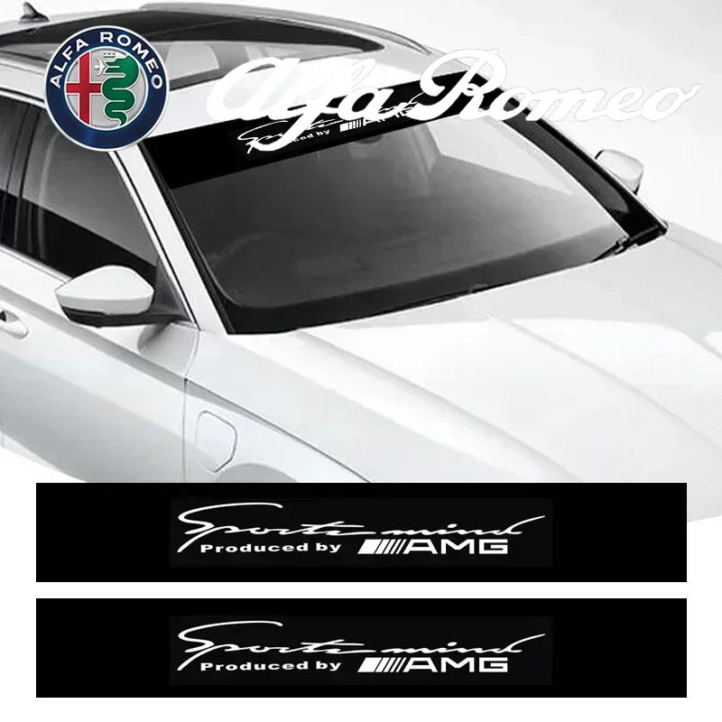 JRQEY1 Car windshield sticker front window sticker sunshade For Mercedes Benz AMG W206 W204 W205 W212 W213 W221 W222 W223 W251 W464