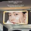 LED Light Car Sun Visor Makeup Mirror - Shatterproof, HD Interior Dressing Mirror