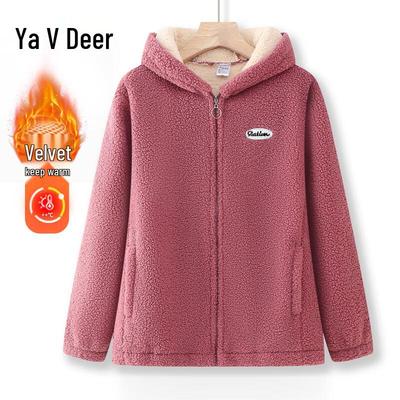 Женское зимнее пальто Yalu с капюшоном и плюшевой подкладкой