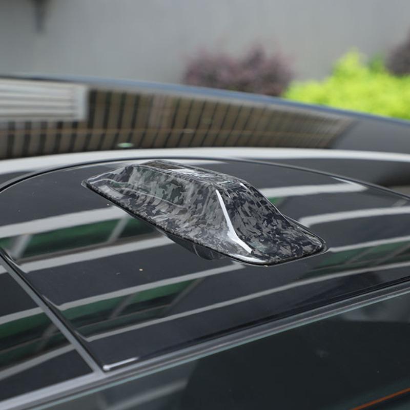 For BMW 5 7 Series G60 G70 2024-2026 Real Carbon Fiber Car Shark Fin Antenna Cover Trim Exterior Car Accessories