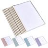 10 Pcs Clear Report Covers with Sliding Bar A4/Letter Paper No Punching Required Thickened Drawbar Folder