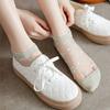 Transparent Crystal Glass Silk Socks Silk Short Socks Cute Lastic Socks