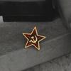 Ретро Символ СССР Эмалевый значок Красная Звезда Серп и Молот Брошь Советский Значок Брошь Подарок Значок-Иконка Значок на лацкан для Пальто Кепки