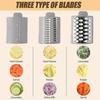 Electric Cheese Grater,Multifunctional Electric Slicer,Vegetable Slicer, Salad Maker,Food Processor less