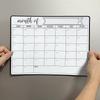 Stylish Magnetic Dry Erase Calendar - Versatile Monthly Planner For Refrigerator - Easy Kitchen Organization & Decor