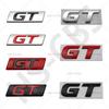 WDC5   1Pcs Metal 3D Car Rear Trunk GT Emblem Logo Auto Door Fender Badge Tailgate ogo GT Car Body Decorative Stickers Accessoires